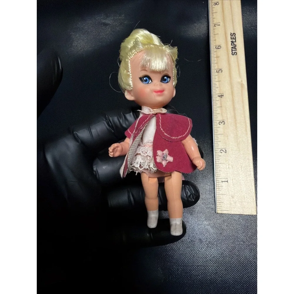 Vintage Mattel Liddle Kiddle Shirley Skediddle Little Doll Walker Pusher 1960s‎